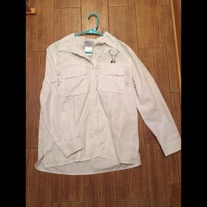 Jadelynn Brooke Fishing Shirt with American flag
